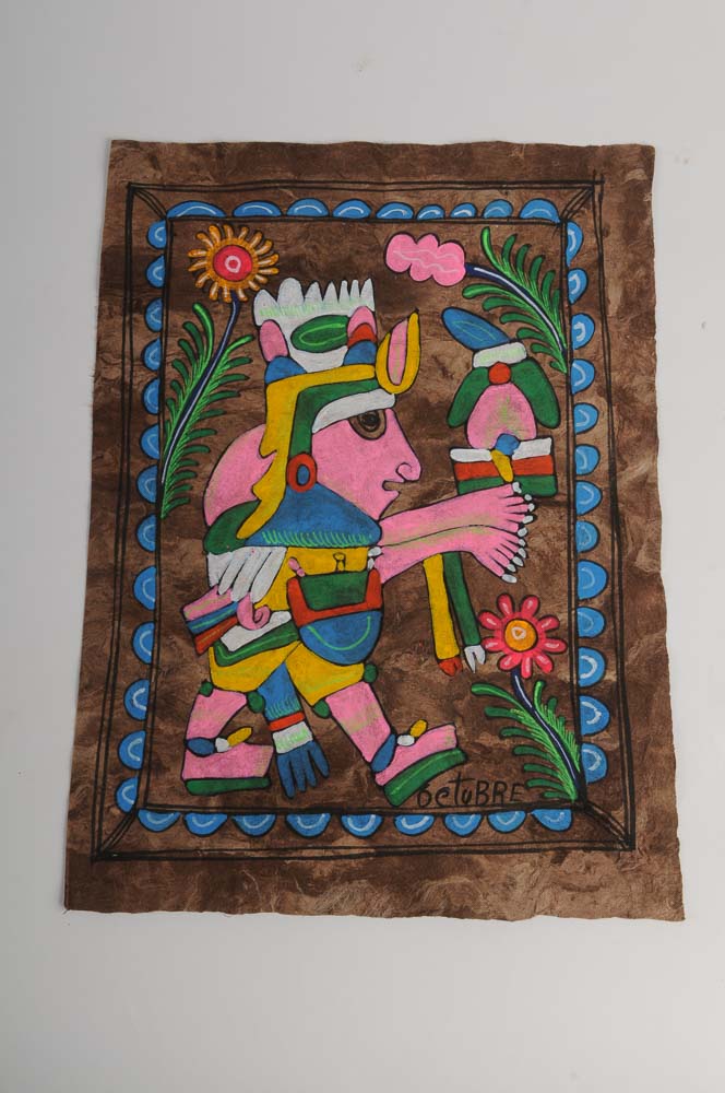 Nahuatl Folk Art Paintings