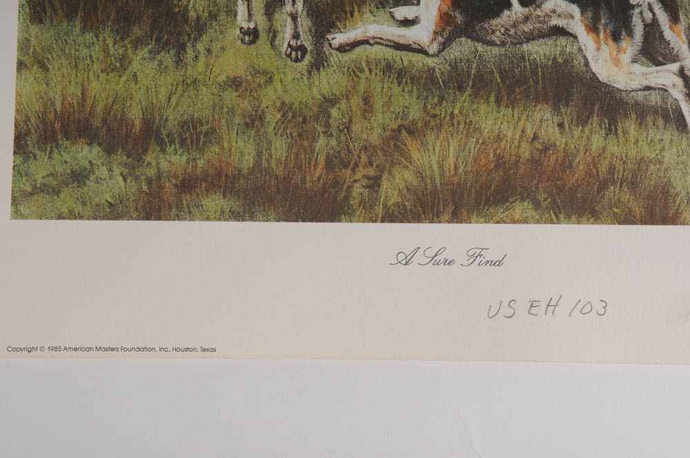 Three Fox Hunting Prints