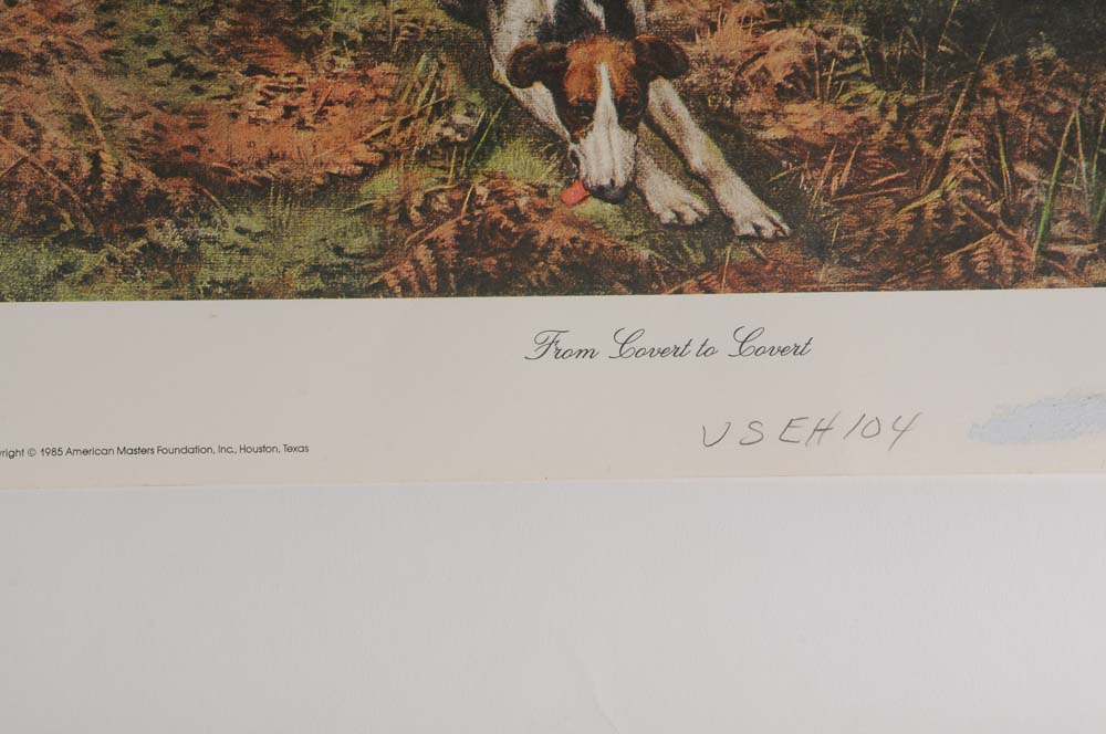 Three Fox Hunting Prints