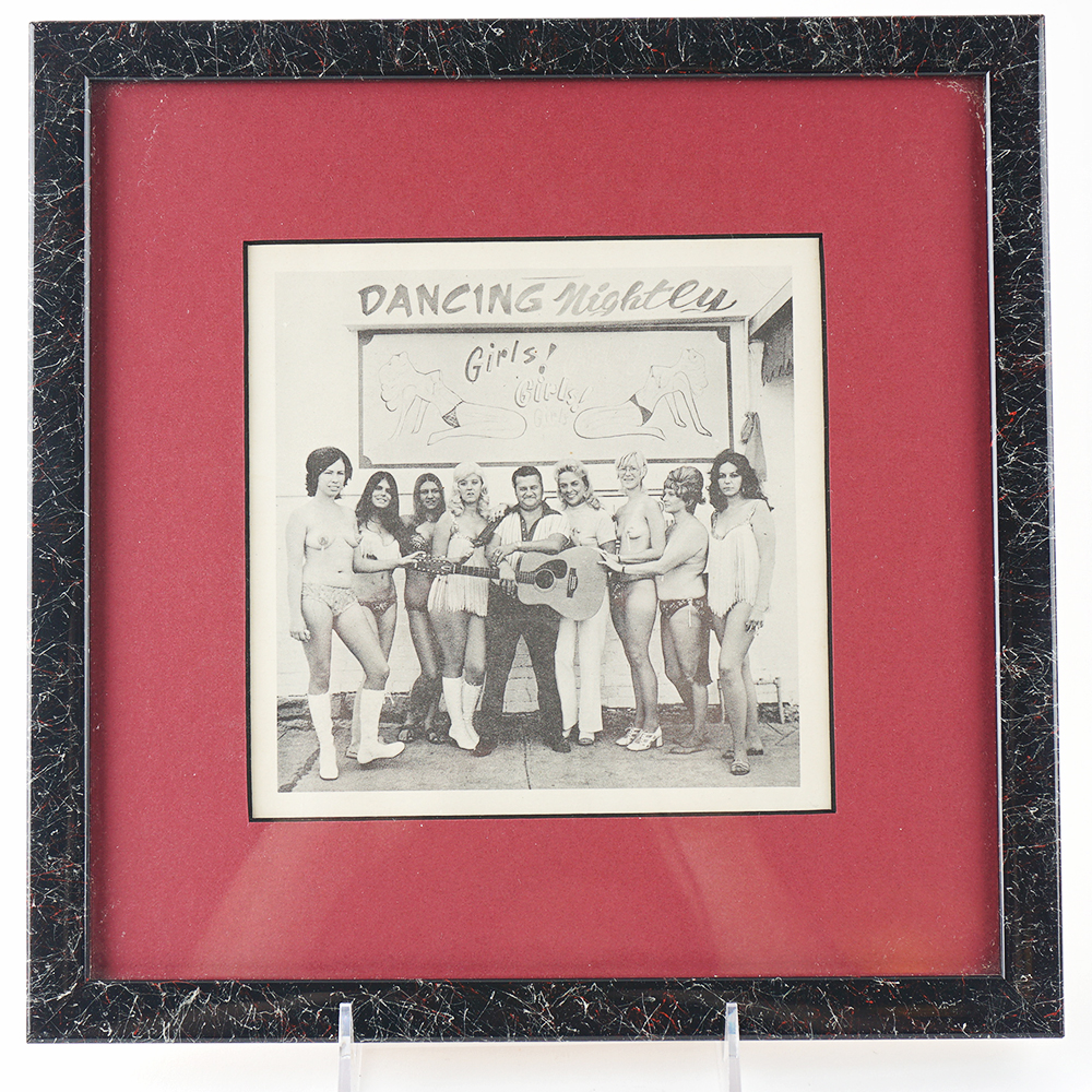 Photo Print of Carlos "Little Enis" Toadvine with the Go Go Girls of Boots Bar, Lexington, KY