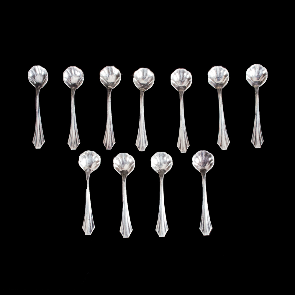 Vintage Sterling Silver Salt Spoons