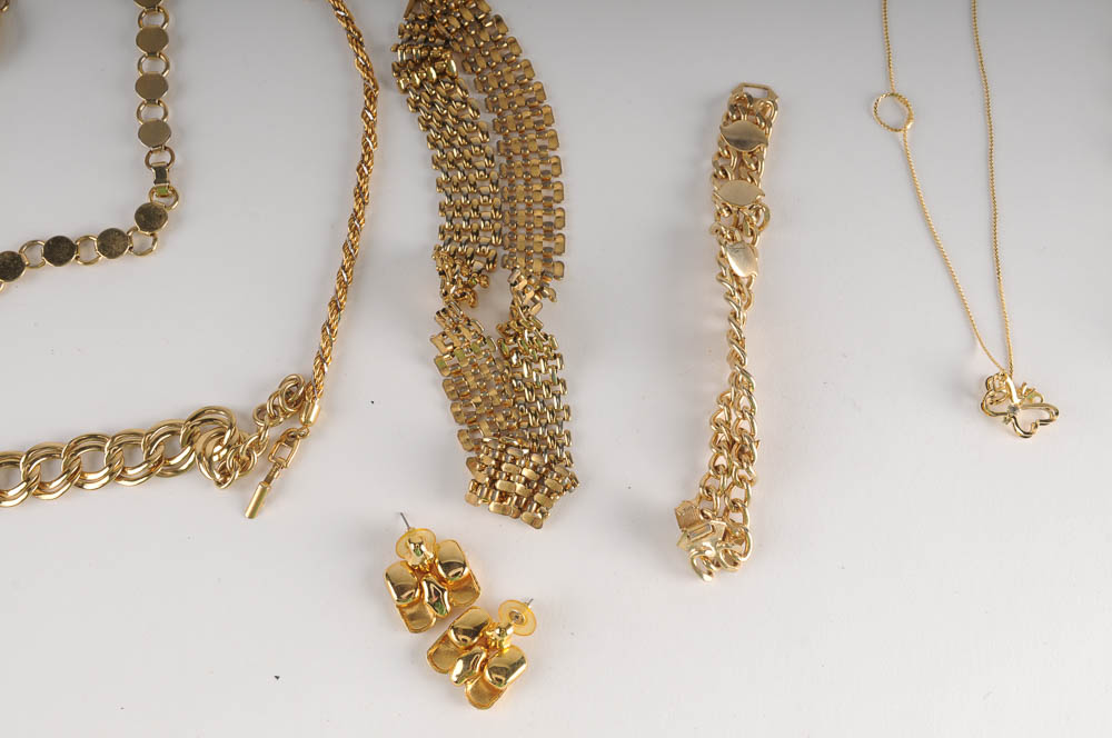Gold Tone Necklaces