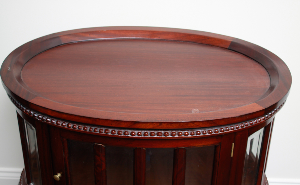 Oval Curio Table