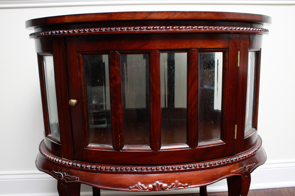 Oval Curio Table