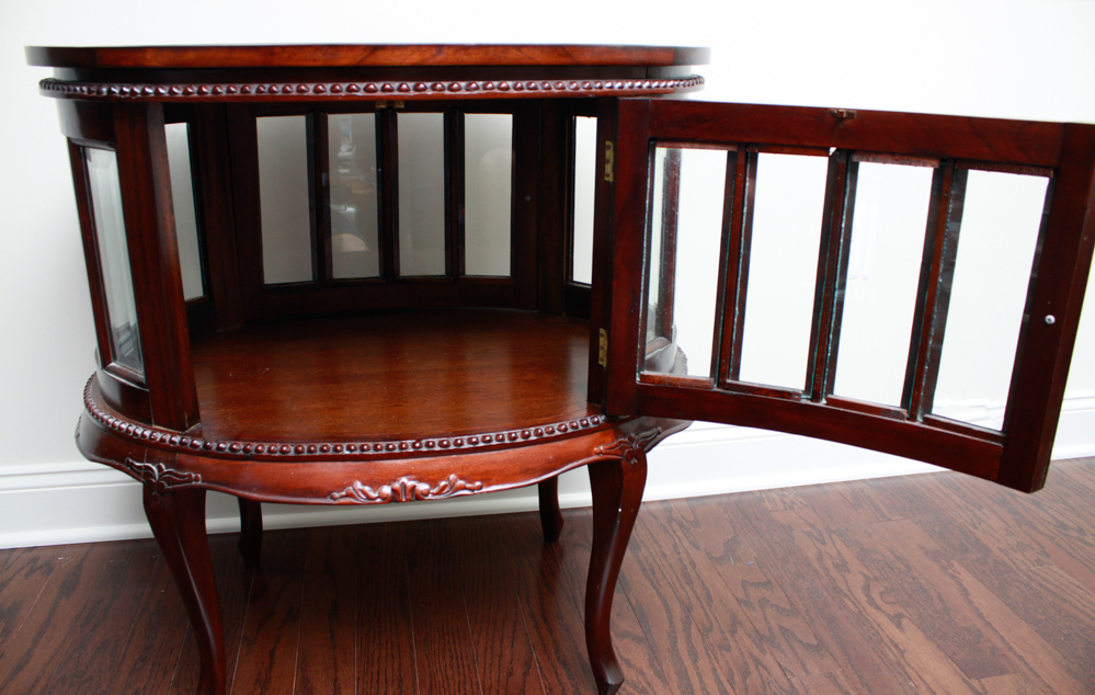 Oval Curio Table