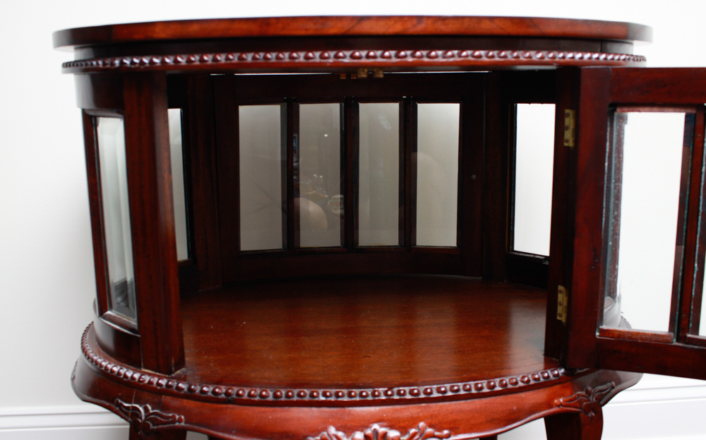 Oval Curio Table