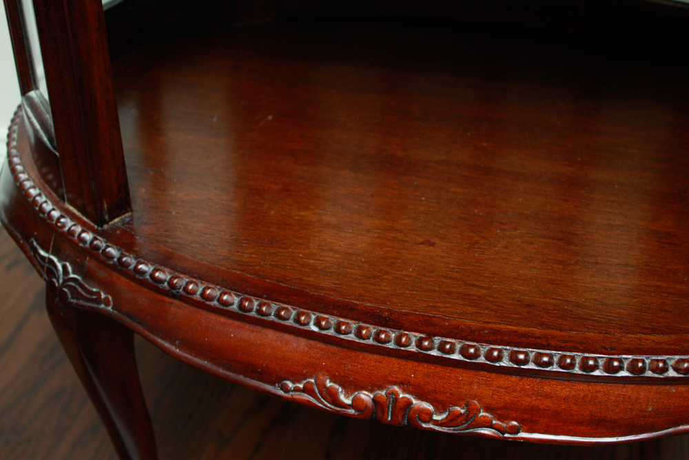 Oval Curio Table
