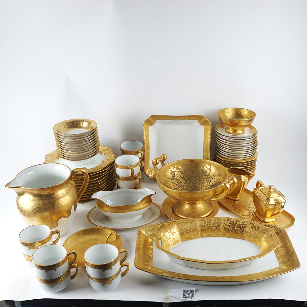 71 Piece Vintage Bavarian Fine China Set