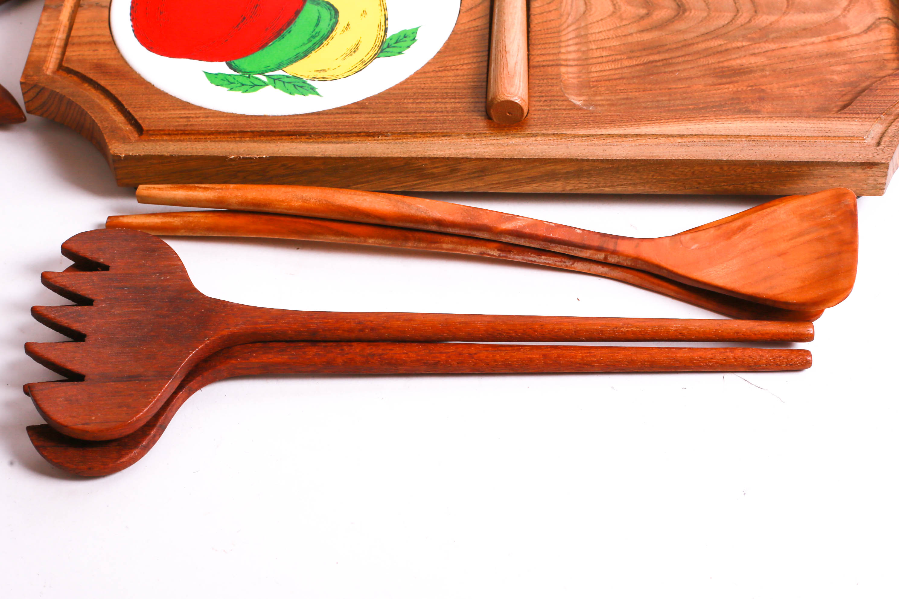 Collection of Vintage Wooden Kitchenalia