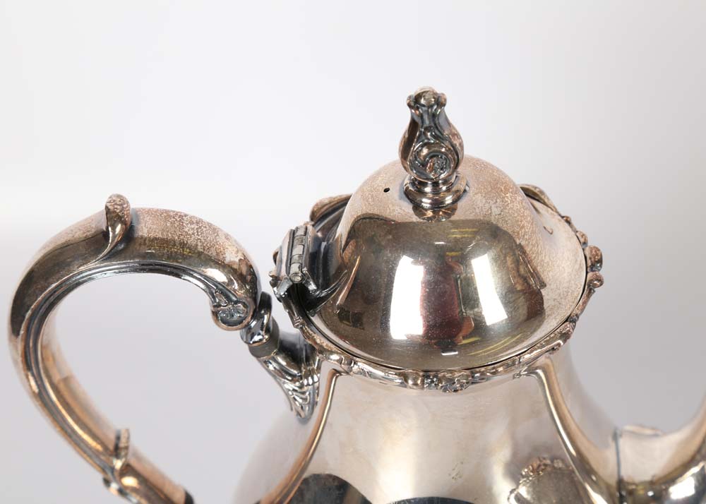 Wilcox American Rose Silver Plated Tea Service