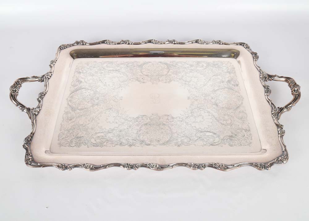 Wilcox American Rose Silver Plated Tea Service