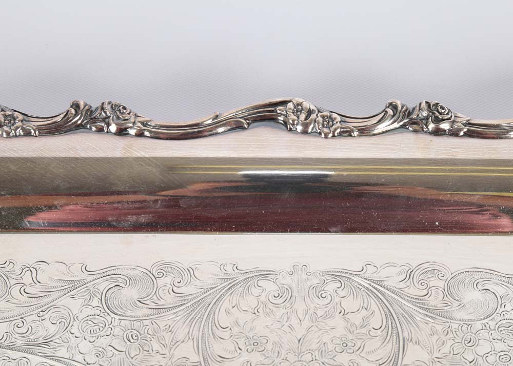 Wilcox American Rose Silver Plated Tea Service