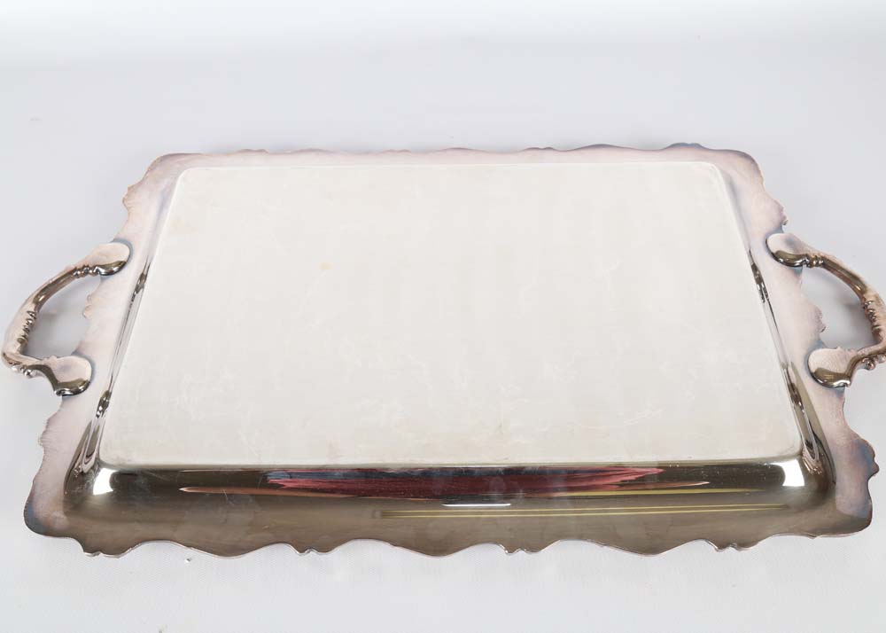 Wilcox American Rose Silver Plated Tea Service