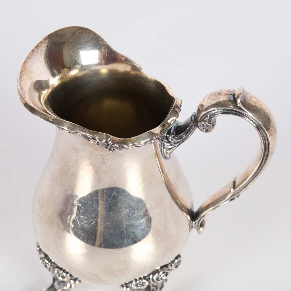 Wilcox American Rose Silver Plated Tea Service