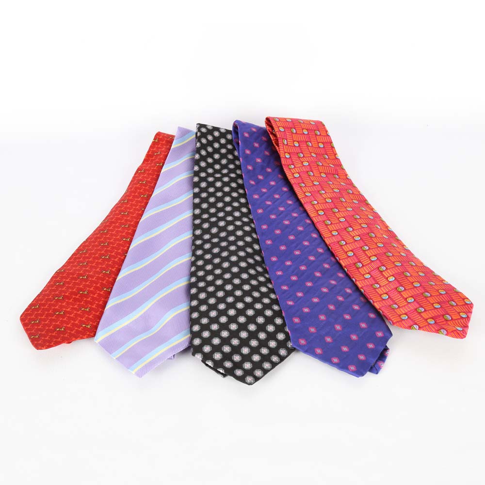 Men's Designer Neckties Including Zegna and Ferragamo