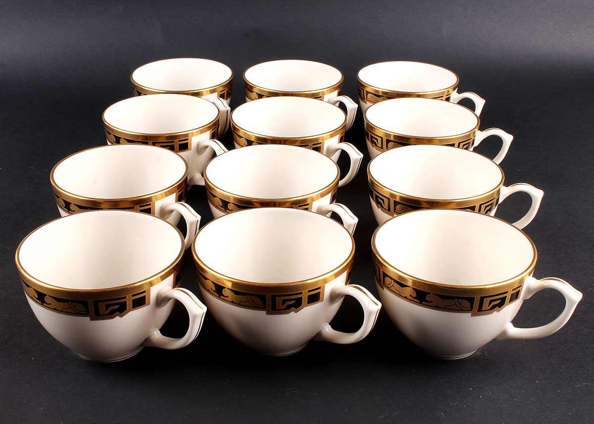 Cartier La Maison de L'Art Deco Teacups and Saucers