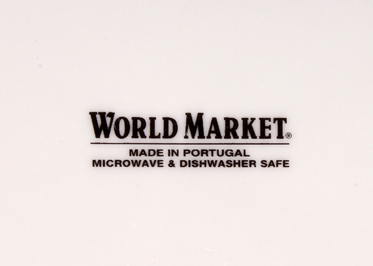 World Market Voyage "Horse" and "Elephant" Earthenware Dishes