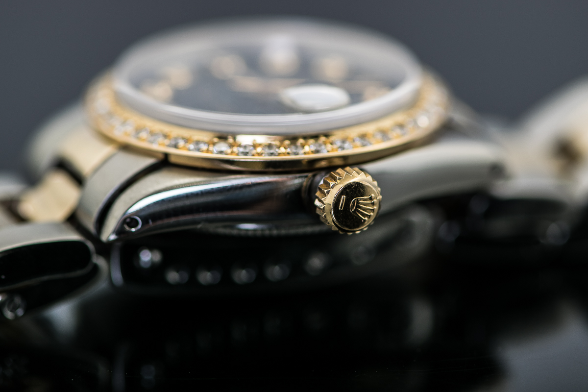 Rolex Datejust 18K Yellow Gold and Diamond Watch