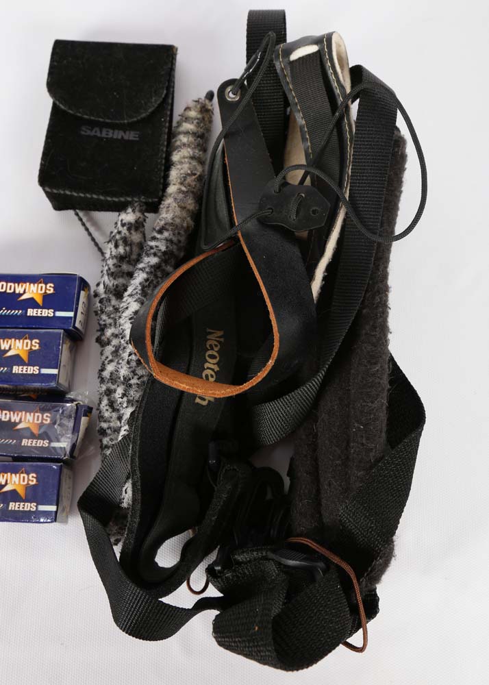 Sheet Music and Saxophone Accessory Collection