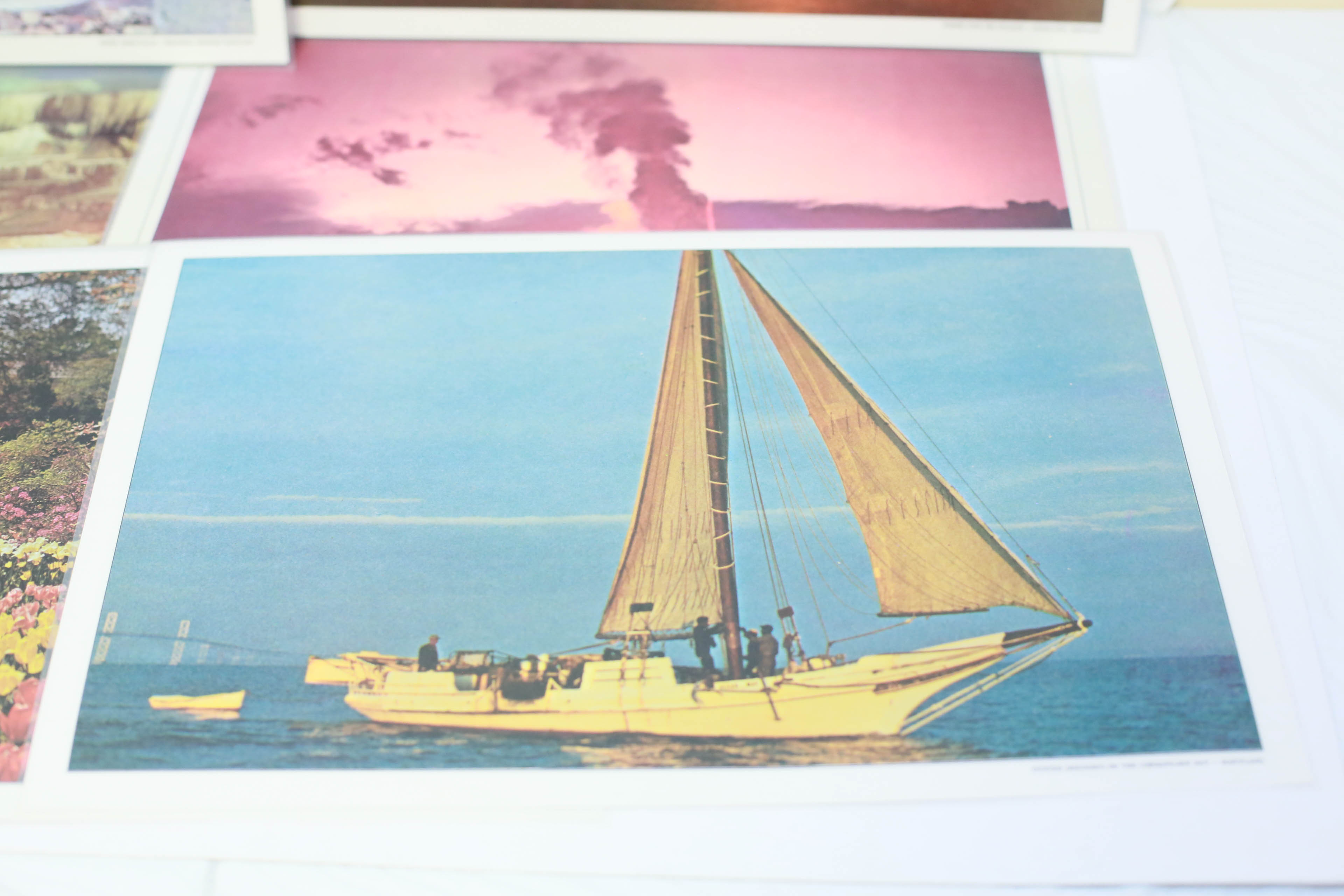 Collection of Vintage Travel Placemats