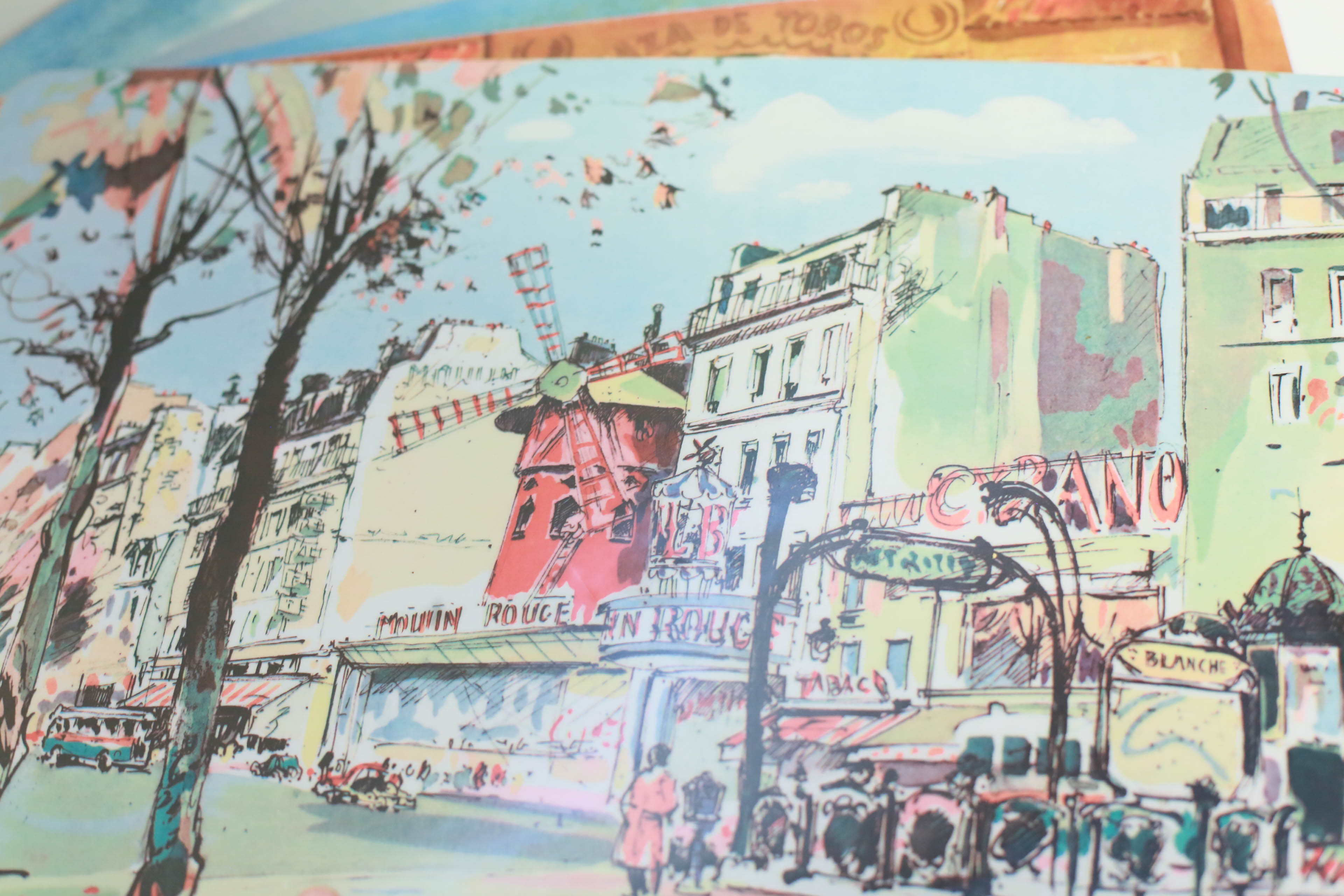 Collection of Vintage Travel Placemats