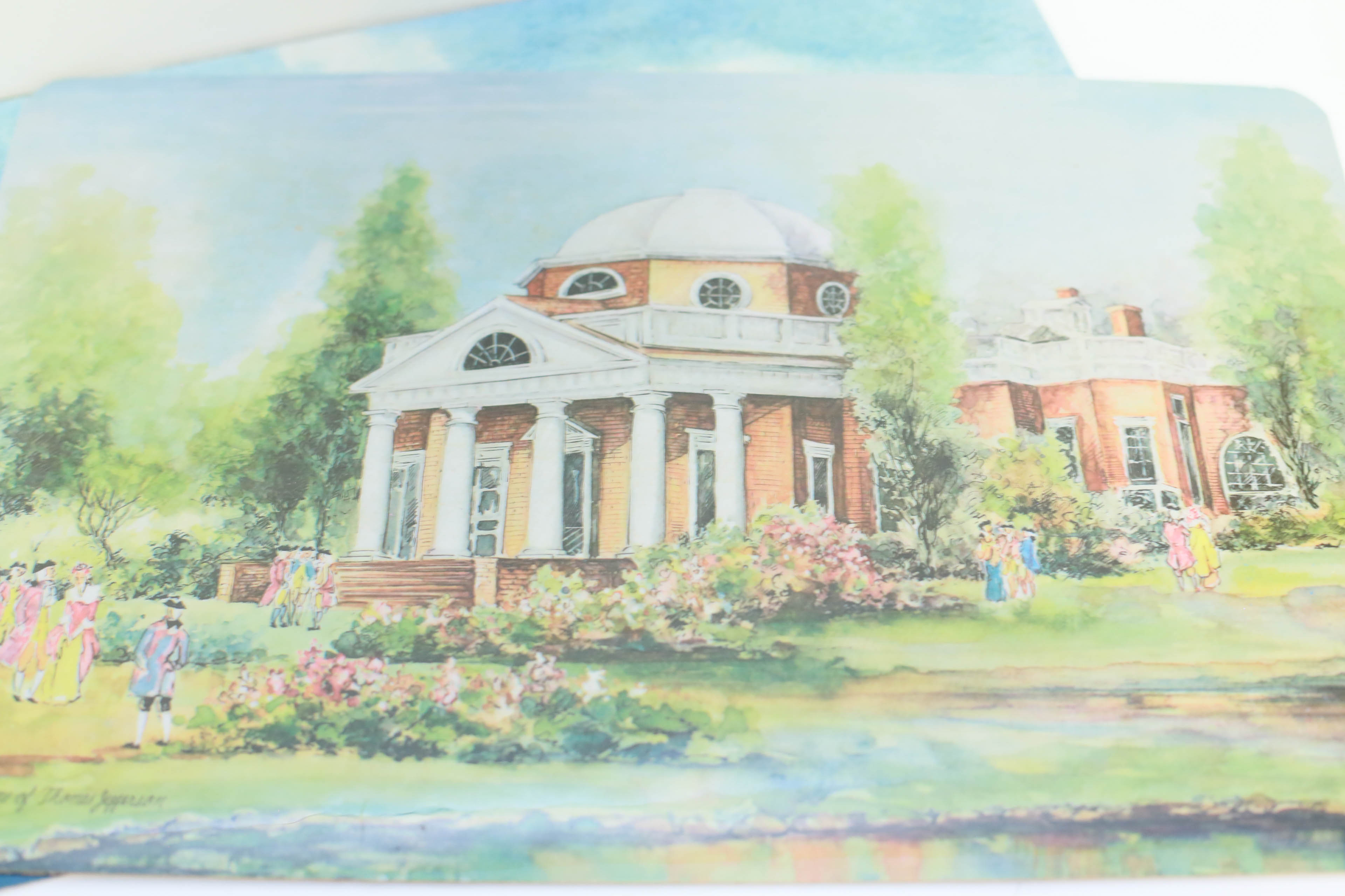 Collection of Vintage Travel Placemats