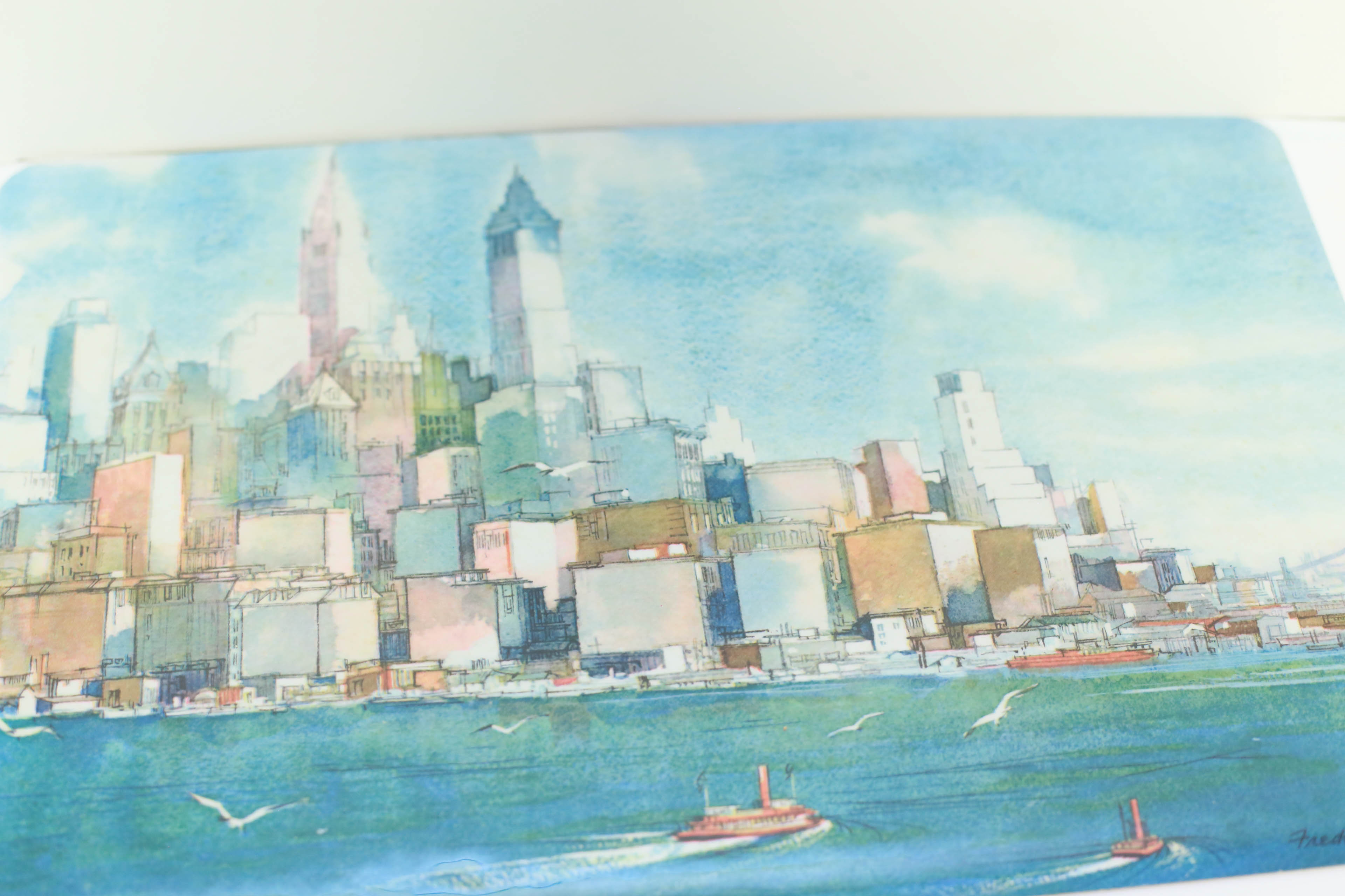 Collection of Vintage Travel Placemats