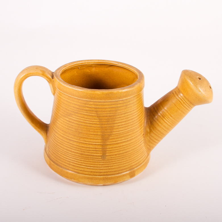 Japanese Pottery Watering Can and Numano Sake Carafe