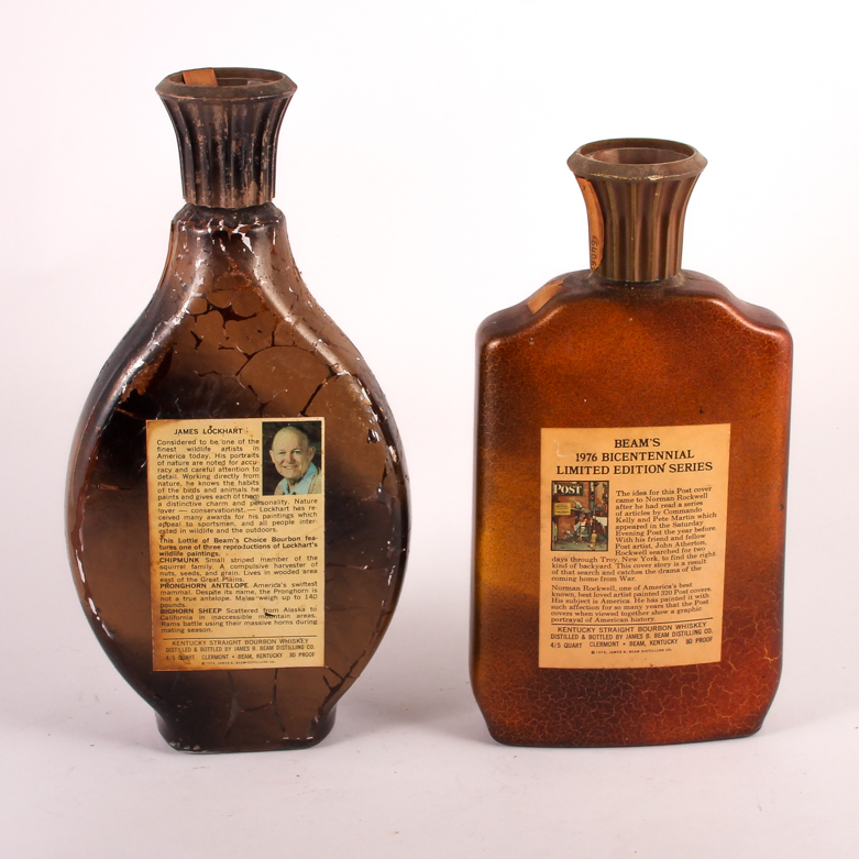 Collection of Vintage Liquor Decanters