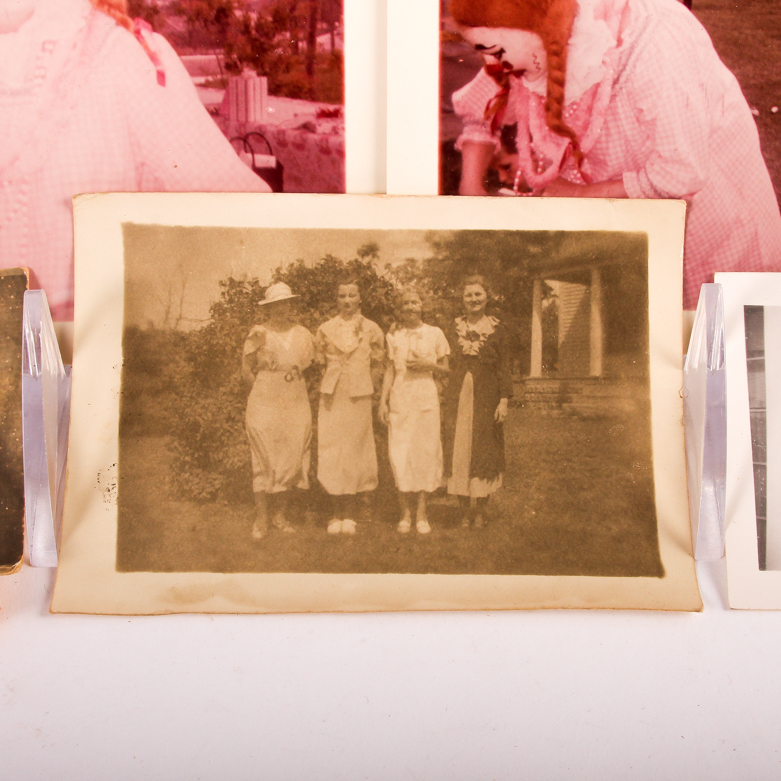 Assortment of Vintage Photographs and Negatives