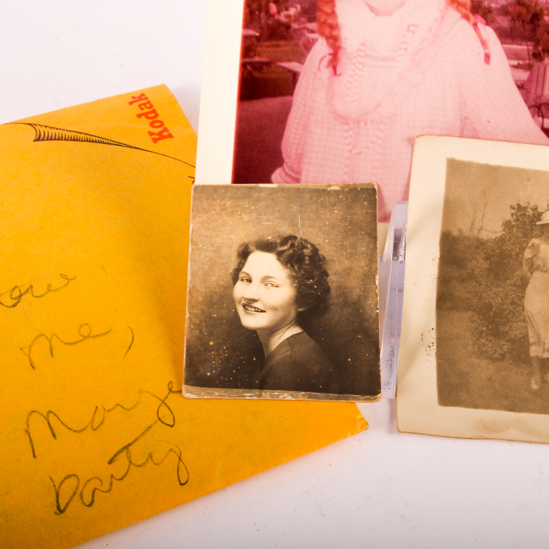 Assortment of Vintage Photographs and Negatives