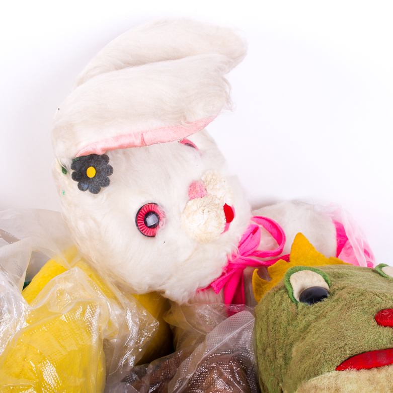 Collection of Vintage Stuffed Animals
