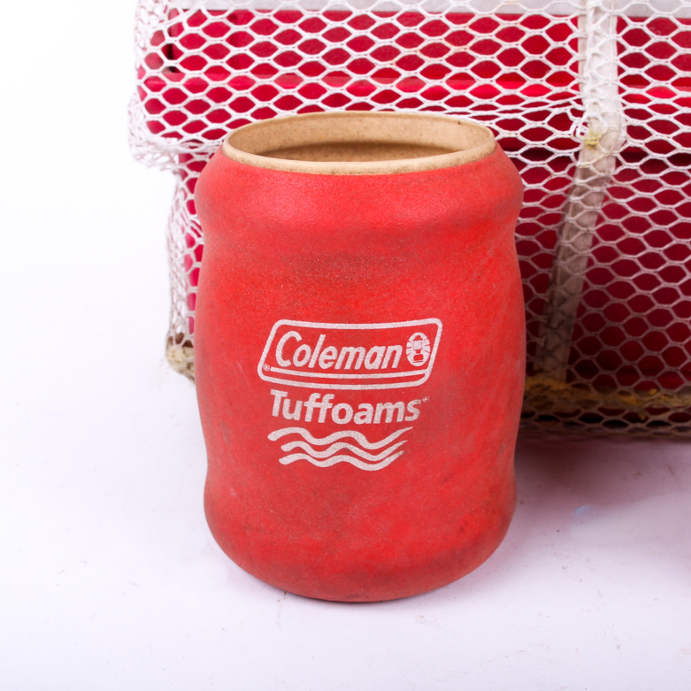 Vintage Coleman Cooler and Accessories
