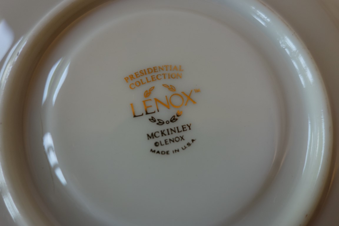 65 Pieces Lenox McKinley Presidential Collection China