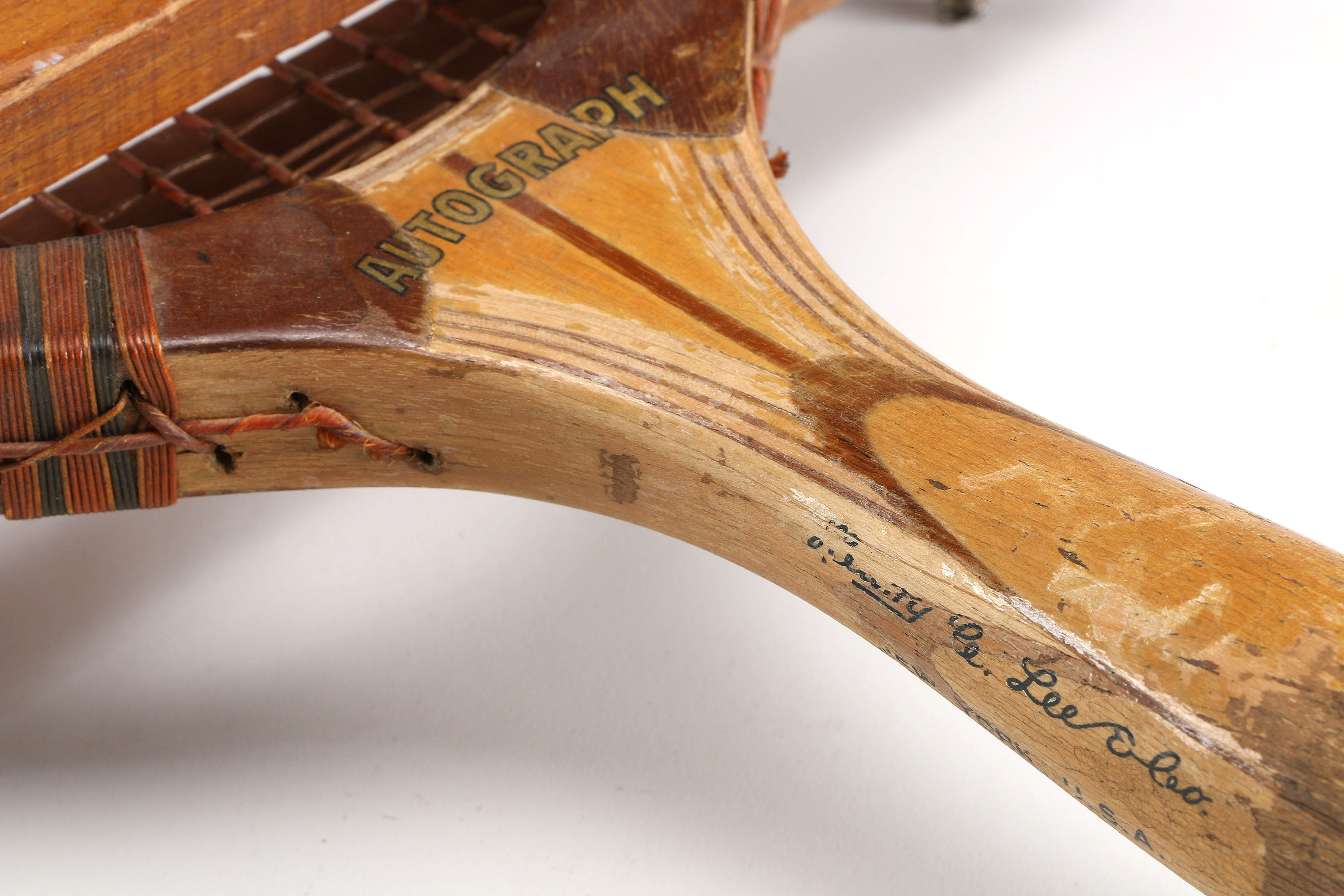 Harry C. Lee & Co. Vintage Autograph Tennis Racket