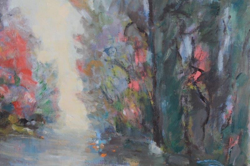 Original Oil on Canvas Signed by Artist B.Burch