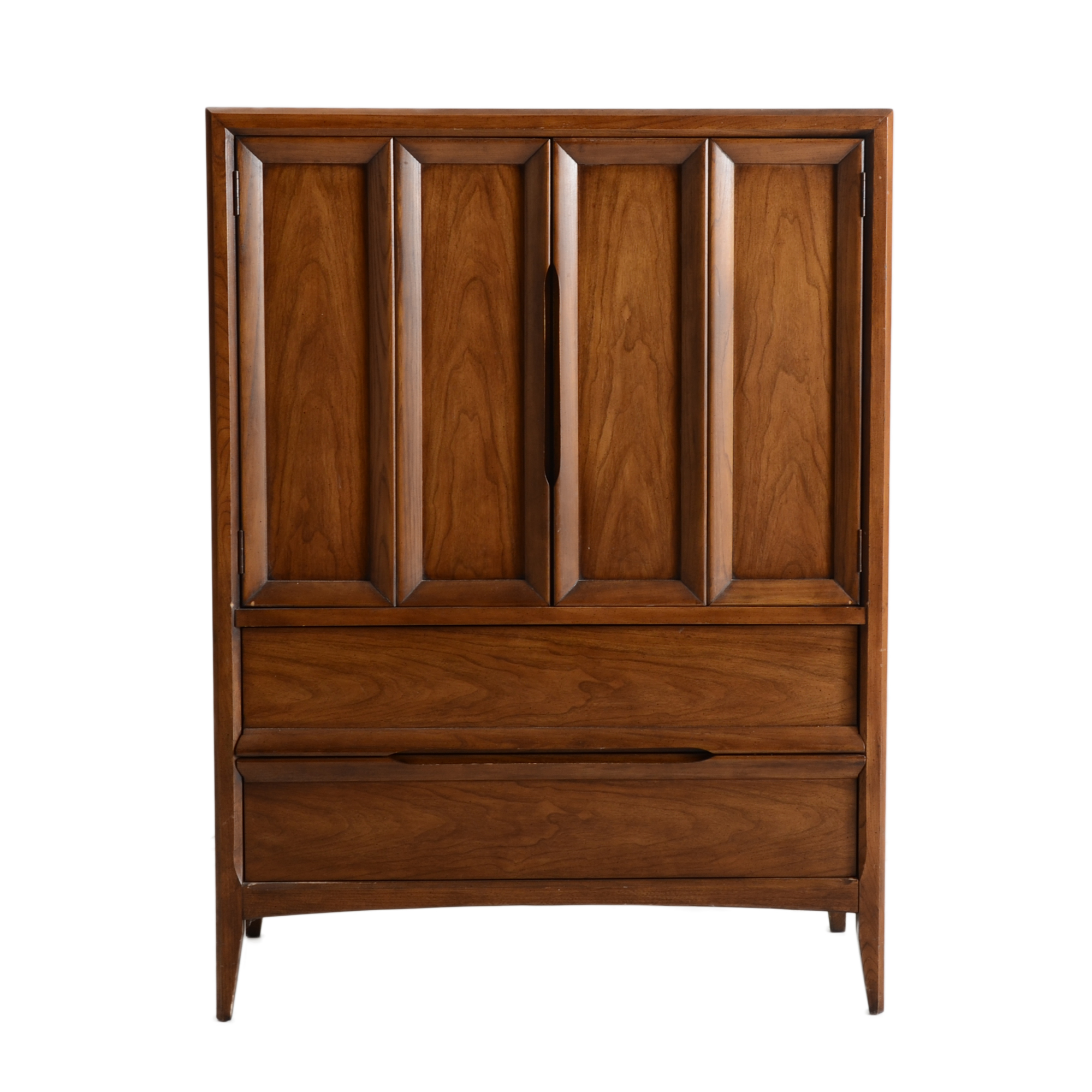 Walnut Laminate Tall Chest