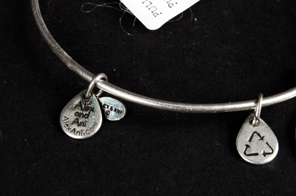 Alex and Ani "R" Monogram Bracelet