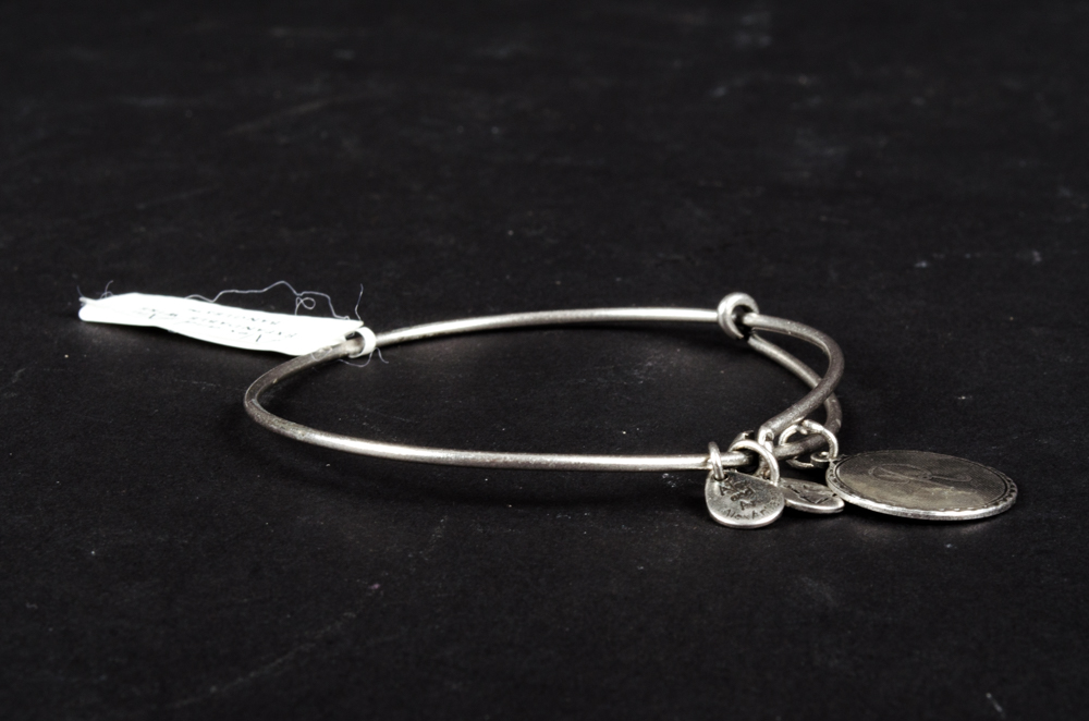 Alex and Ani "R" Monogram Bracelet