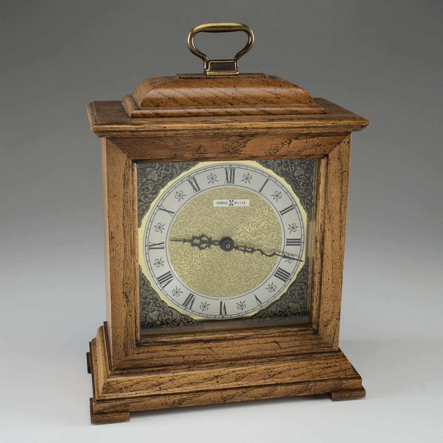 Howard Miller Oak Bracket Clock