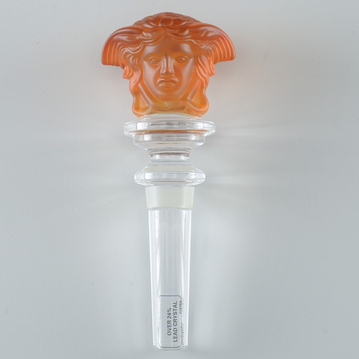 Rosenthal Leaded Crystal Wine Stopper for Versace