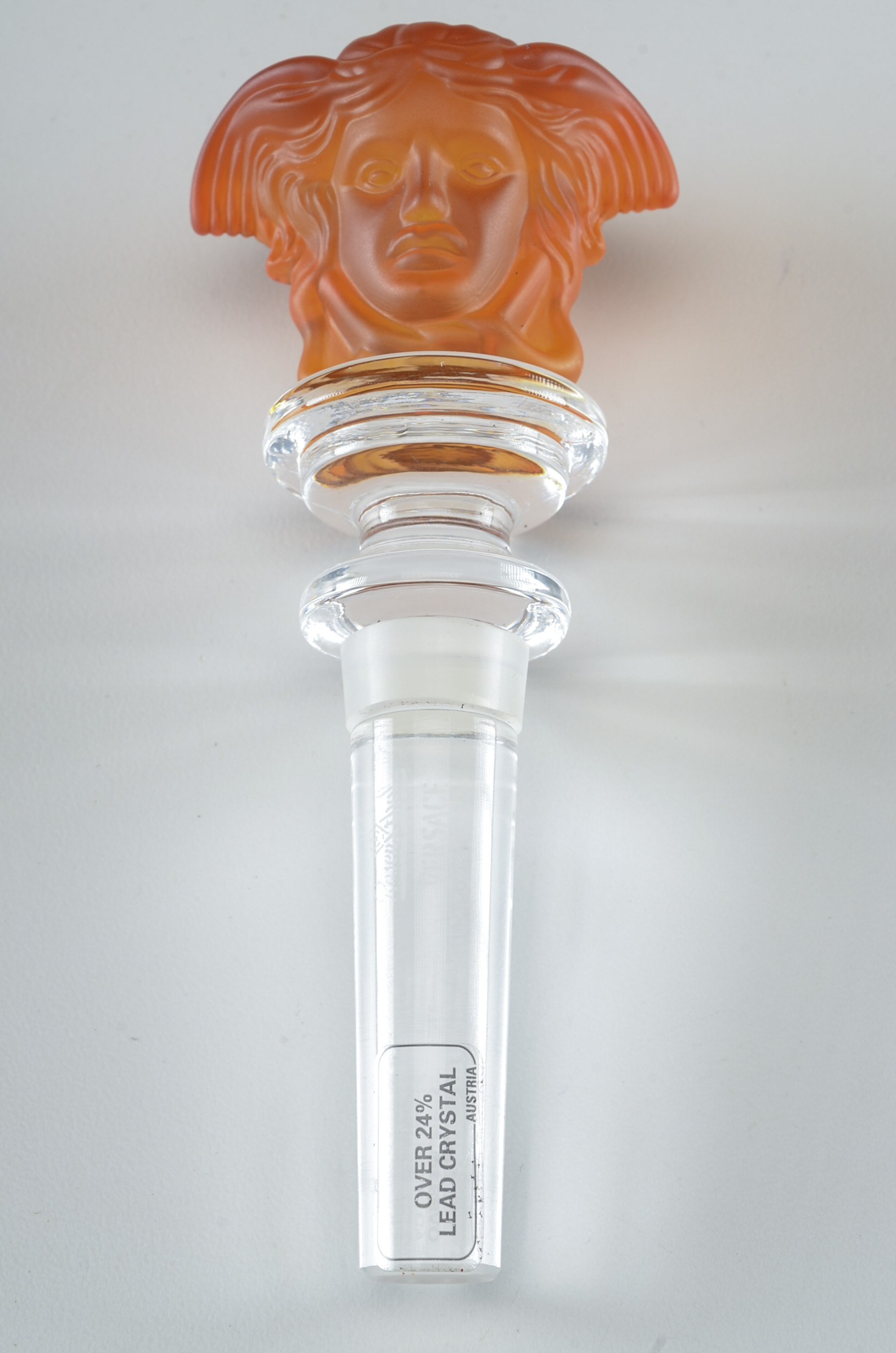 Rosenthal Leaded Crystal Wine Stopper for Versace