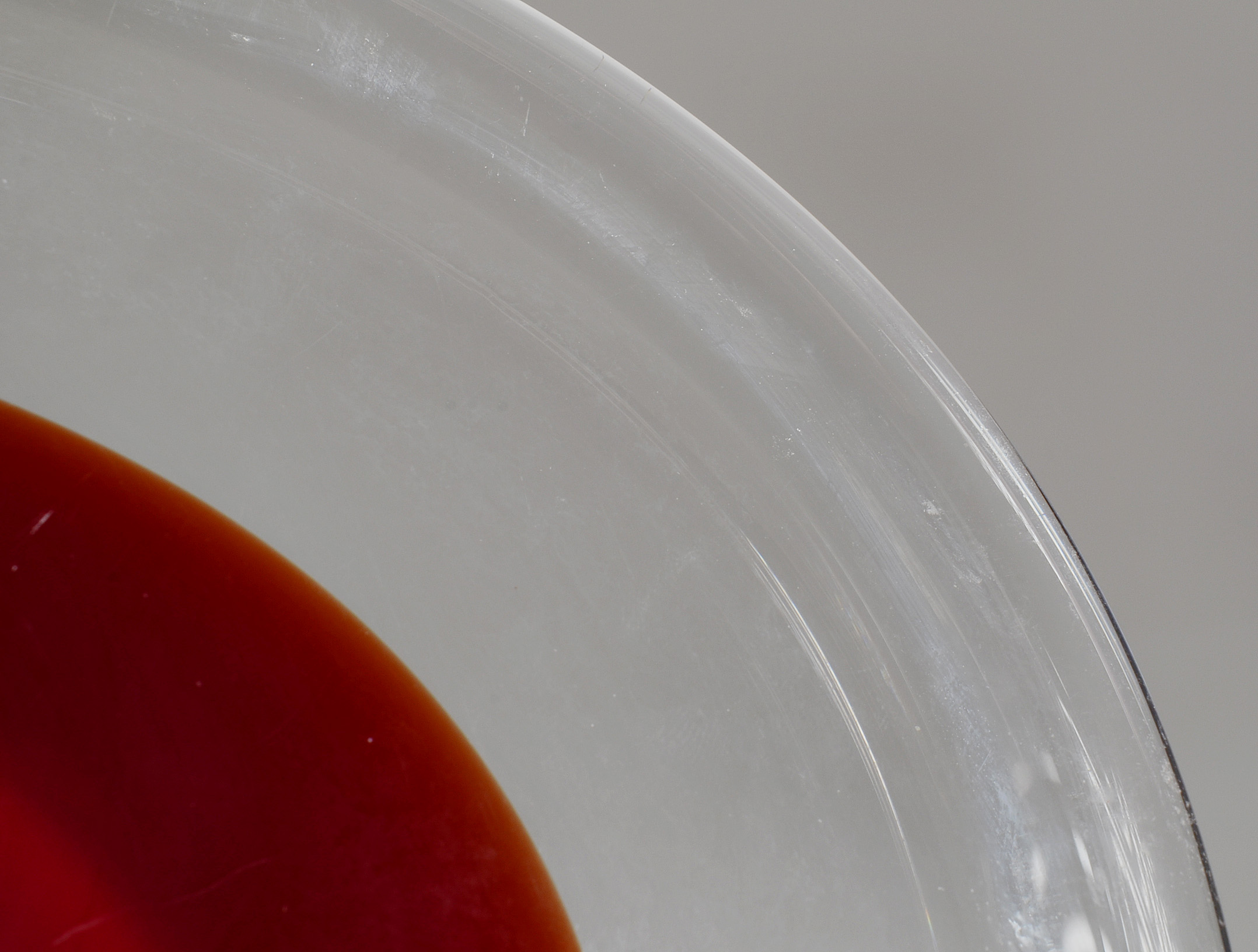 Art Glass Shallow Bowl