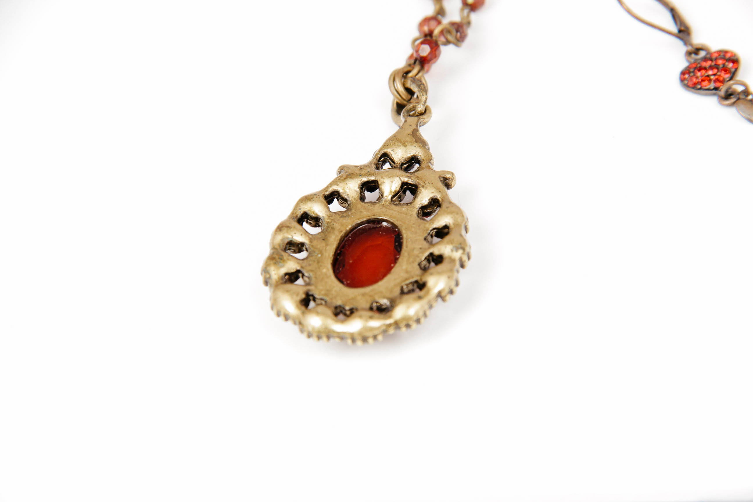 Vintage Avon SAQ Necklace and Two Pairs of Earrings