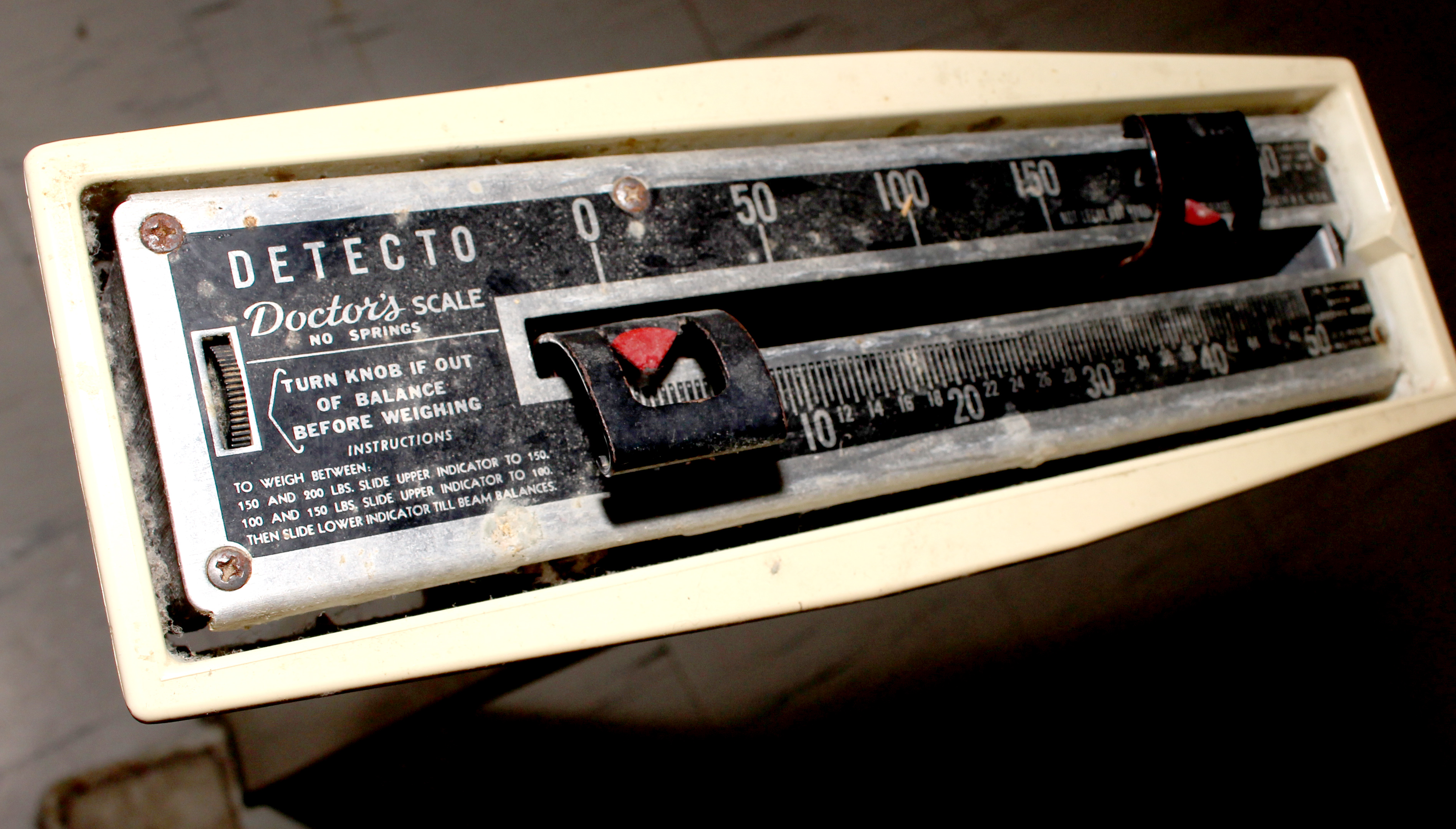 Vintage Detecto Standing Scale