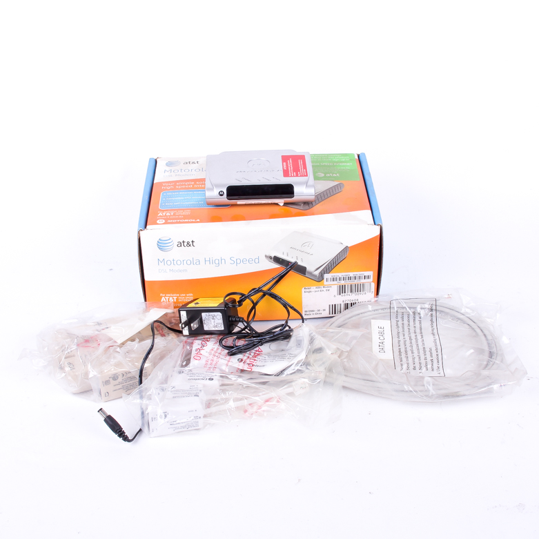 AT&T Motorola High Speed DSL Modem and Zip drive