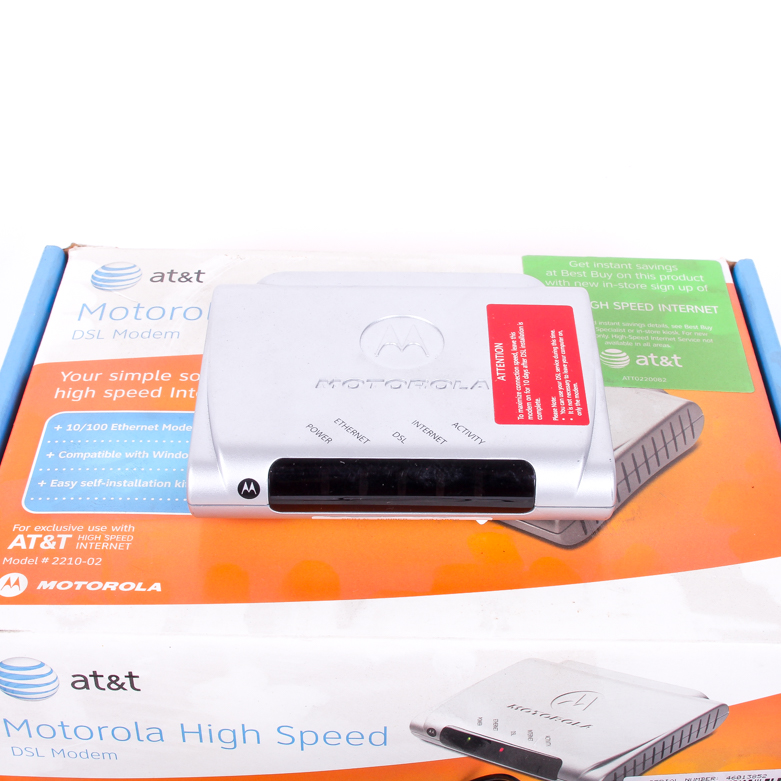 AT&T Motorola High Speed DSL Modem and Zip drive