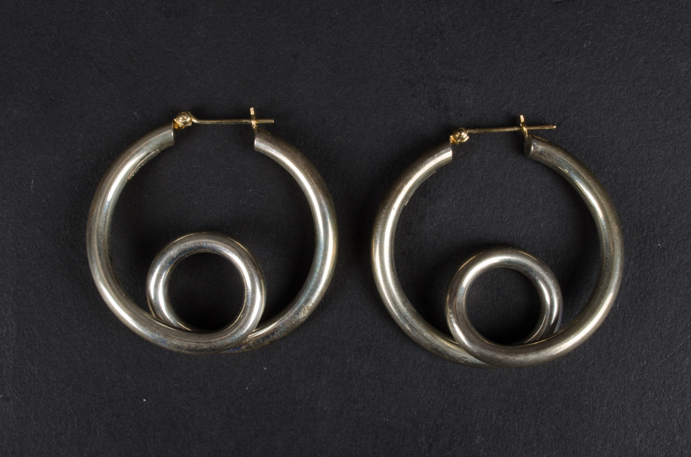 Sterling Silver Earrings and Bracelet