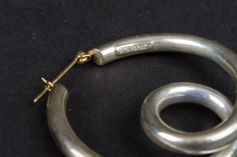 Sterling Silver Earrings and Bracelet