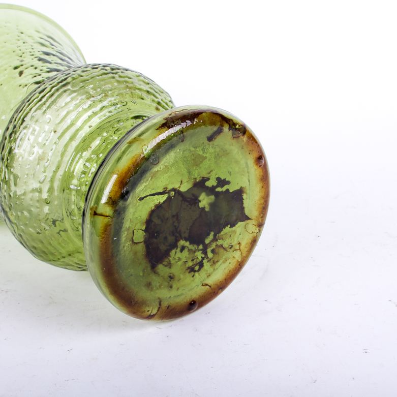 Vintage Green Glass Vase